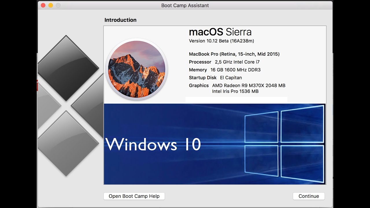 mac on windows 10